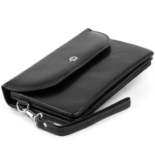 Жіночий шкіряний гаманець-клатч ST Leather 19х9.5х2.5 см acs0015831 - фото 1