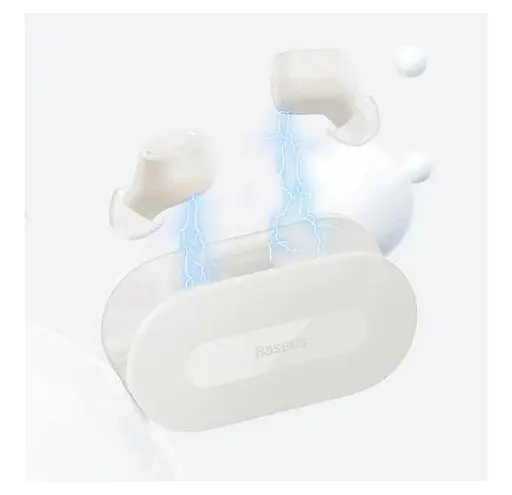 Бездротові навушники Baseus Bowie EZ10 True Wireless Earphones, Low Latency, Baseus Rapid Charge, BT5.3, 40mAh, 300mAh, 5h, White A00054300226-Z1 - фото 7