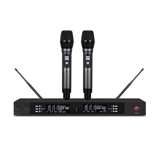 Радиосистема с двумя беспроводными ручными микрофонами Emiter TAU27H - фото 1