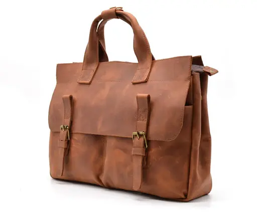 Шкіряний портфель Tarwa 41х27х9 см sum0025612 - фото 2