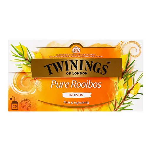 Чай Twinings Pure Rooibos в пакетиках (25 шт. х 2 г)  - фото 2
