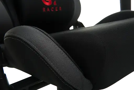 Геймерское кресло GT Racer черное с серым (X-0712 Shadow Gray) - фото 9