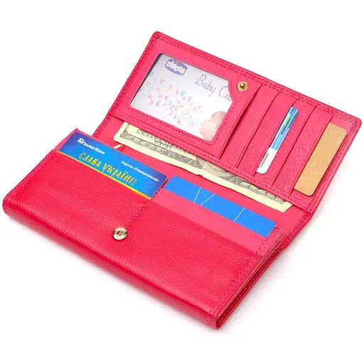 Жіночий шкіряний гаманець Boston 18.5х9х3 см acs0025553 - фото 3