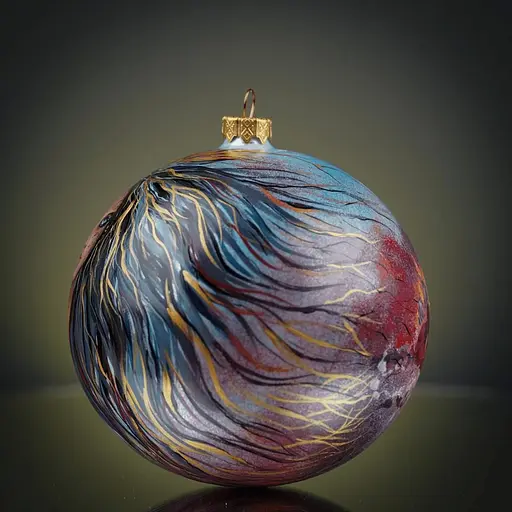 Ялинкова прикраса Різдвяні історії Конотопська відьма куля скло (4820001180329) - фото 4