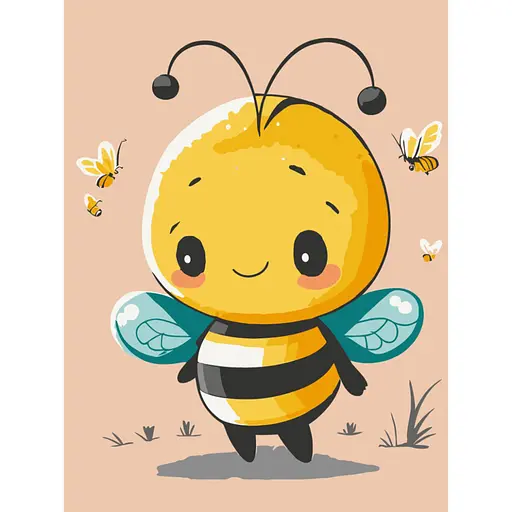 Картина за номерами "Маленька бджілка" Art Craft 15587-AC 30х40 см - фото 1