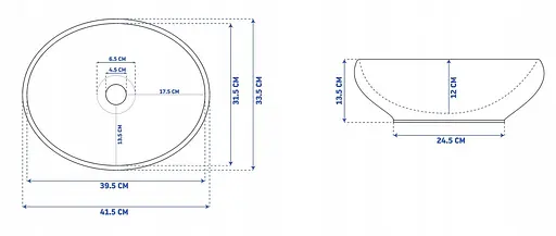 Умывальник Rea Sofia silver накладной серебристый REA-U0852, Хром - фото 4