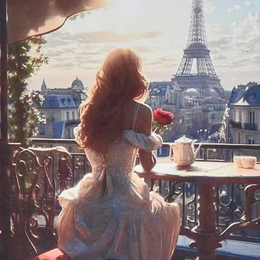 Алмазная мозаика «Вид на Париж» HEE16310 30х30 см 