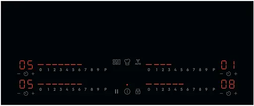 Варильна поверхня Electrolux індукційна, 60см, розширена зона, Hob2Hood, чорний - фото 2
