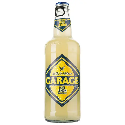 Уцінка. Пиво Seth&Riley's Garage Hard Lemon, світле, 4,6%, 0,44 л (681022) 