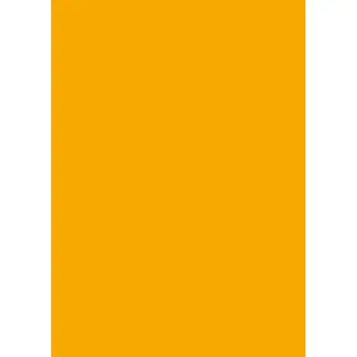 Бумага для дизайна Folia Tintedpaper В2 (50x70см) №16 темно-желтая 130г/м без текстуры