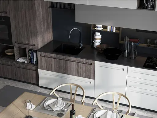 Кухонная мойка Miraggio Lisa 497x557 black 0002249, Черный - фото 5