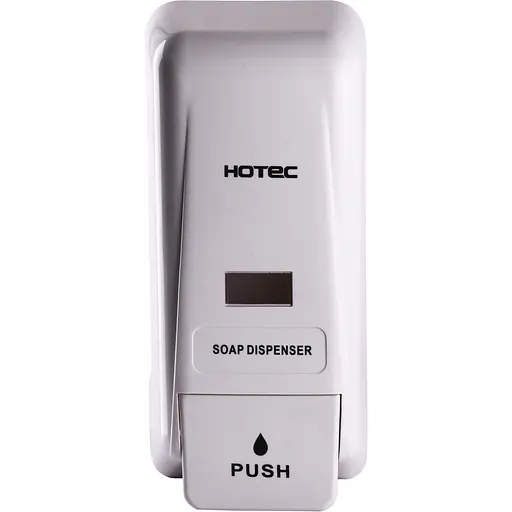 Дозатор жидкого мыла Hotec пластик 1000 мл ABS White 13.506  - фото 1