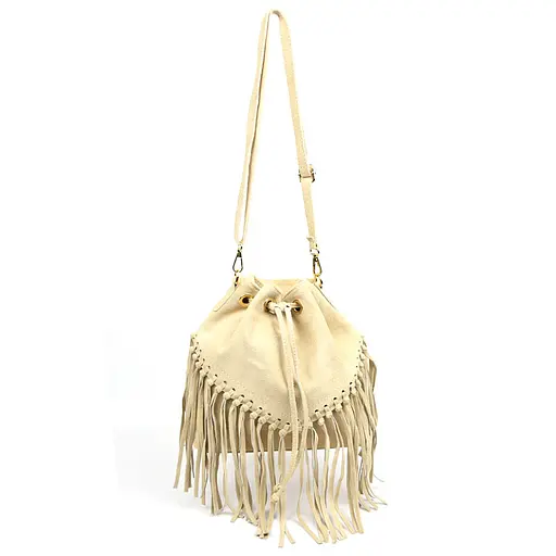 Женская замшевая сумка на плечо Firenze 25х26х13 см sum0028542 - фото 7