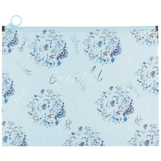 Папка на молнии zip-lock Axent Flower Symphony-2 А5+ (1498-45-A)