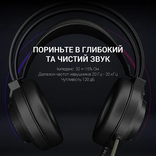 Навушники GamePro HS565 Nitro Black (HS565) - фото 6
