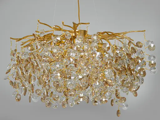 Сучасна кришталева люстра - фото 1