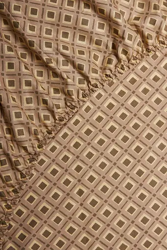 Простынь на резинке Moon&Star Dark Orange Бязь Gold Люкс 140х200х25 см - фото 3