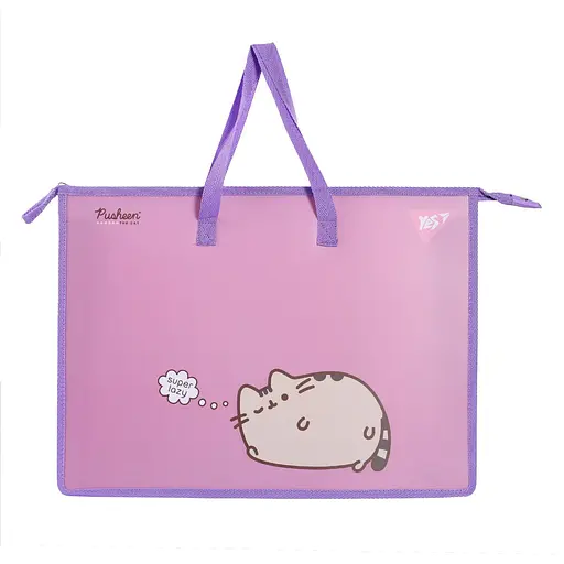 Папка-портфель Yes А3 Pusheen з тканинними ручками (492280) - фото 5