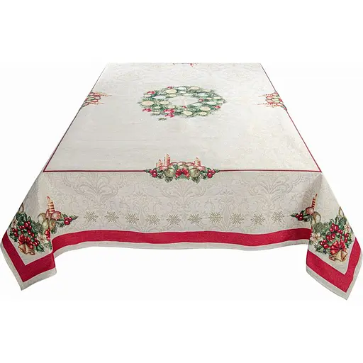 Скатерть Lefard Home Textile Corona Natale гобеленовая 180х140 см (716-183) - фото 2