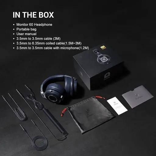 Навушники OneOdio Monitor 60 3,5мм/6,35мм Misty Blue (Monitor 60 Misty Blue) - фото 3