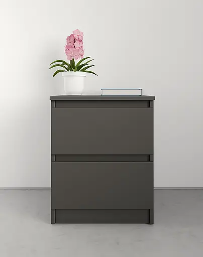 Приліжкова тумба MebelStar Нео 40x43x53 см Антрацит (MBS-1186) - фото 3