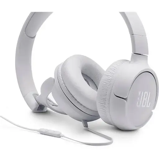Навушники з мікрофоном JBL T500 White (JBLT500WHT) - фото 5