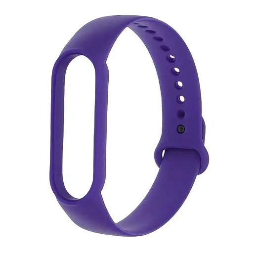 Ремінець силіконовий для Xiaomi Mi Band 5/6 колір 26 темно-фіолетовий - фото 1