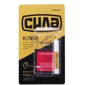 Клей для дзеркал заднього виду Сила прозорий 0.4 мл + 0.6 мл - фото 1
