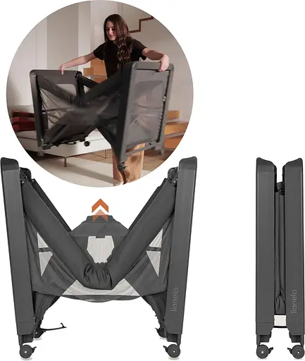 Манеж-ліжко Lionelo Patty Grey Graphite (LO-PATTY GREY GRAPHITE) - фото 7