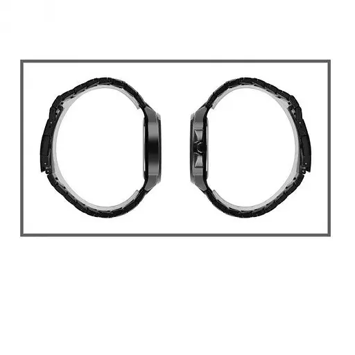 Чоловічий наручний годинник Skmei 1712 Чорний з білим циферблатом - фото 5