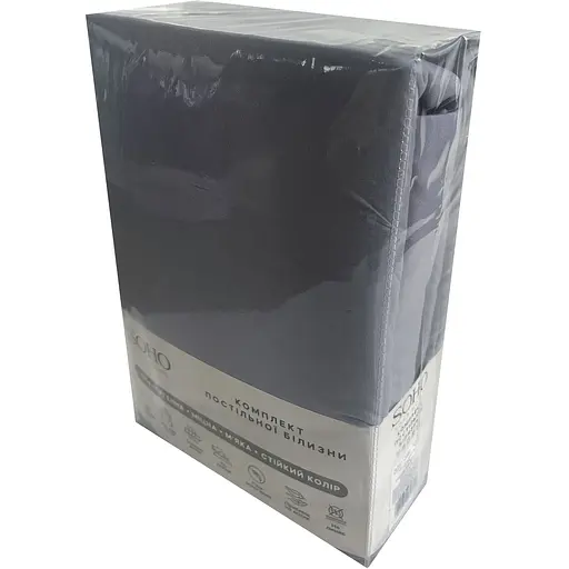 Комплект постельного белья Soho Двуспальный 180 x 220 см DK Grey (PATTERN 5-D) - фото 3
