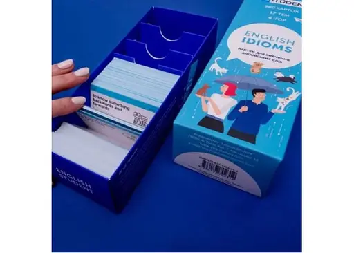 Настольная игра English Student Карточки для изучения английского языка English Student Idioms (укр.) (591225923) - фото 2