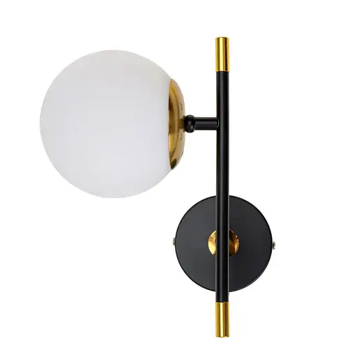 Стильное Бра Brille на 1 лампочку BR-01 474W/1 E27 AB/BK - фото 4