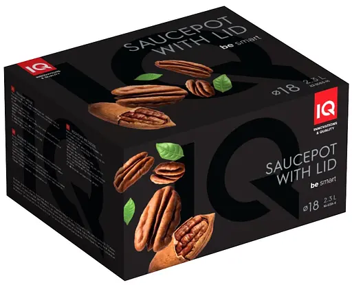 Каструля IQ Be Smart з кришкою 18 см 2.3 л (IQ-2053-18) - фото 7