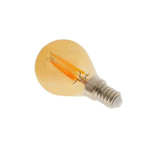 Лампа Brille светодиодная LED 6W Е14 COG WW G45 Amber 220 В - фото 3