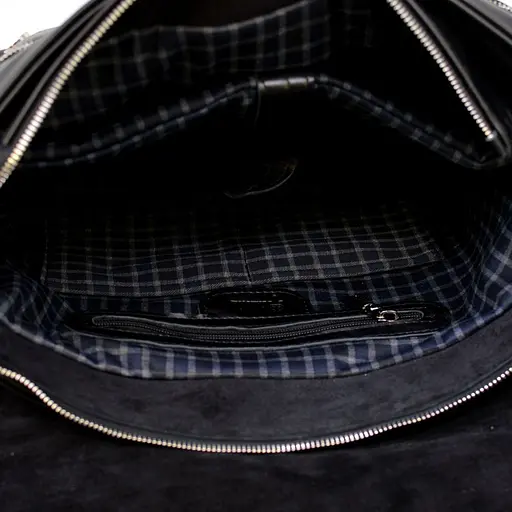 Кожаная мужская сумка через плечо TARWA 37х29.5х11 см sum0025838 - фото 7