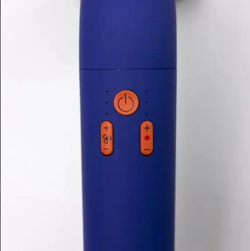 Фен-стайлер для волосся Super Hairdryer 1600 Вт 4 насадки, синій - фото 4