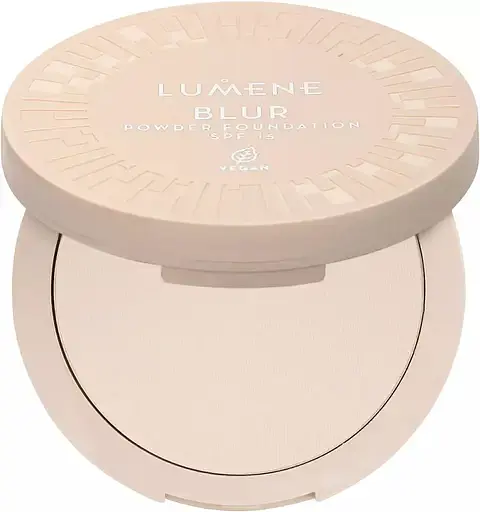 Компактная пудра для лица 2 в 1 Lumene Blur Longwear Powder Foundation SPF 15 тон 2, 10 г - фото 1