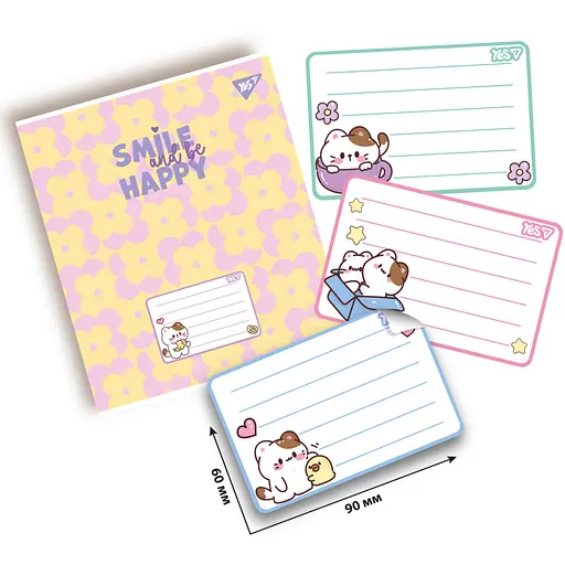 Наліпки на зошити Yes Кошенята 8 шт. (955534) - фото 2