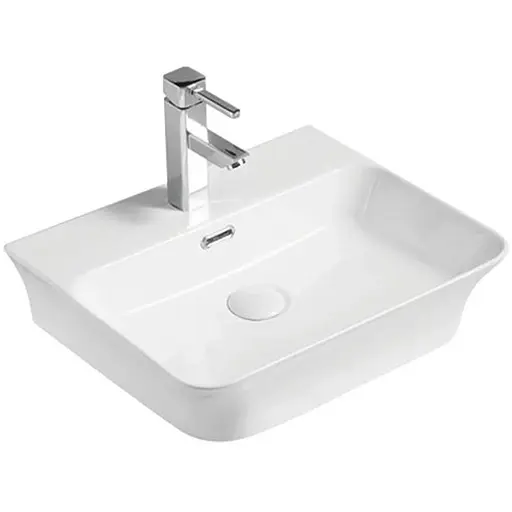 Раковина накладна Mixxus Premium Bevel-0201 з переливом (MP6480) - фото 1