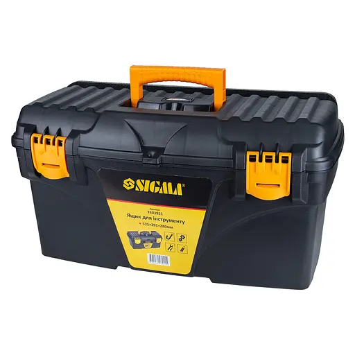 Набір ящиків для інструменту 2в1 Sigma 410×209×195мм, 535×291×280мм 7403881 - фото 7