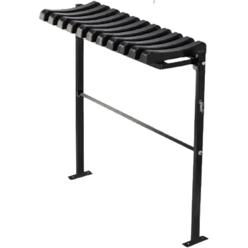 Скамья на кладбище Chomik Twist складная с основой черный - фото 6