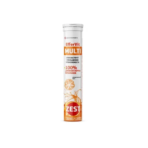 Зест Эффервит Мульти таблетки шипучие №20 - фото 1