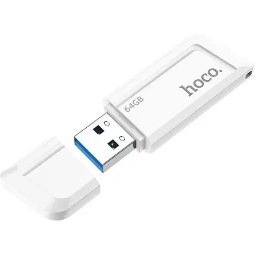USB флеш накопитель Hoco UD11 64GB USB 3.0 белый - фото 1