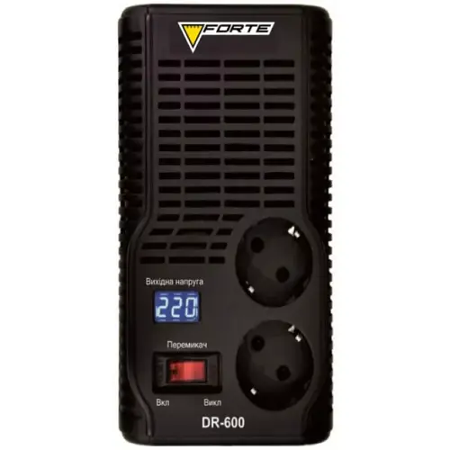 Стабилизатор напряжения Forte DR600 (500 Вт)