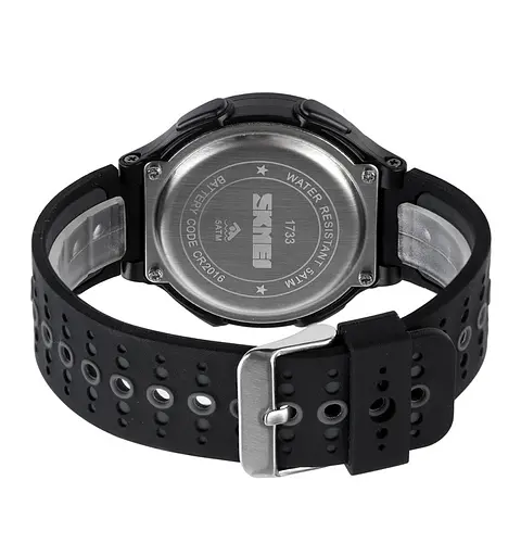 Наручний годинник чоловічий Skmei 1733 Black White, 1733BKWT (18460) - фото 9