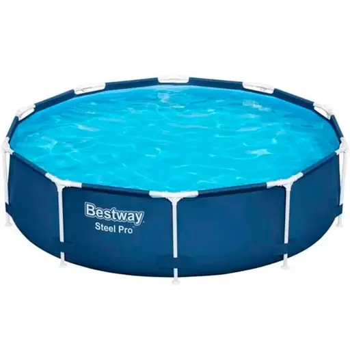 Каркасный бассейн Bestway STEEL PRO 305х76 с фильтром и насосом 56679 - фото 1