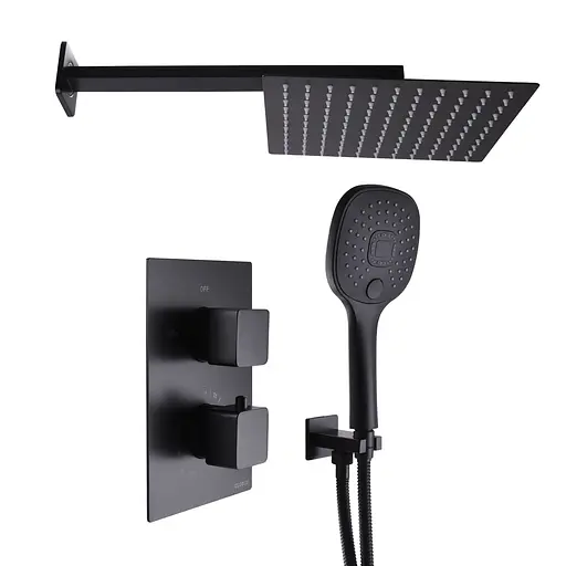 Душова система Globus Lux Smart GLM-405-BB-TT, Чорний матовий - фото 10