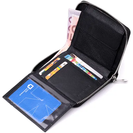 Кожаный женский кошелек ST Leather 12.3х10х2 см acs0028422 - фото 4