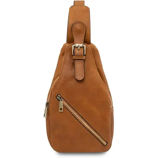 Кожаная сумка-кроссовер Tuscany 16х31х8 см sum0028260 - фото 1